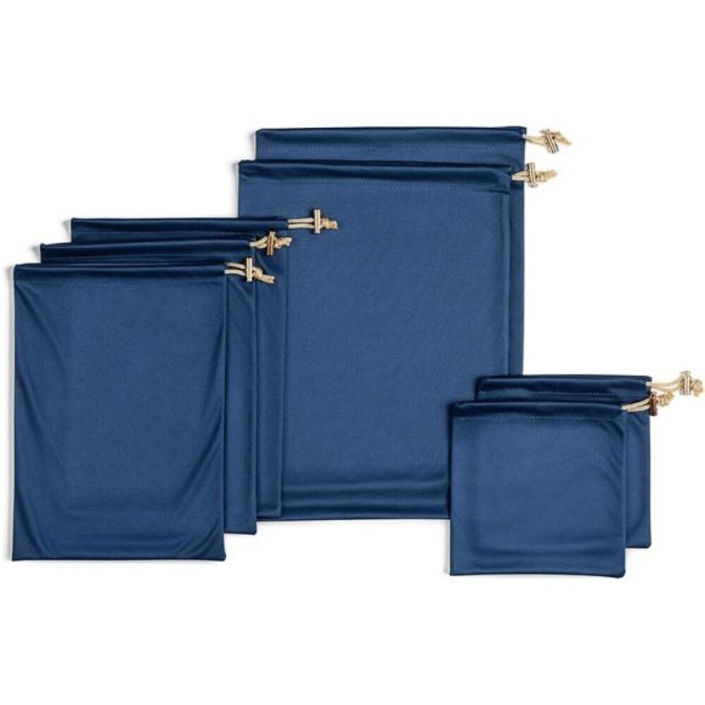 Microfiber Drawstring Storage Bags 7-Pack Set Adult Toys